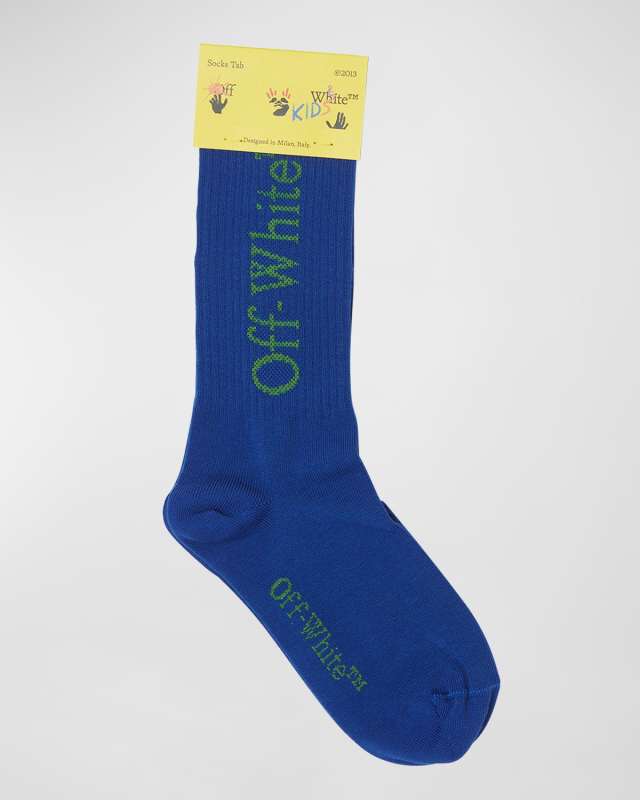 Boy's Big Logo Bksh Mid-Calf Socks